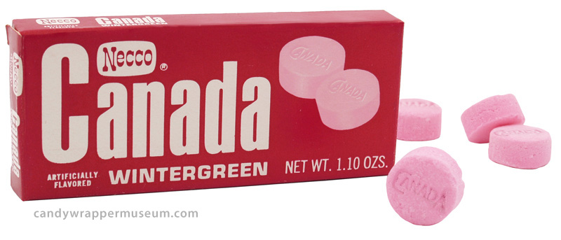 NECCO Canada Wintergreen 1970s